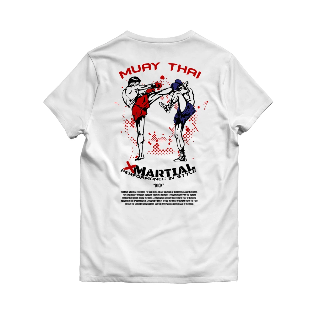 XMARTIAL Kickboxing Muay Thai T-Shirt Streetwear & Athletics 6 XMARTIAL Kickboxing Muay Thai T-Shirt Streetwear & Athletics