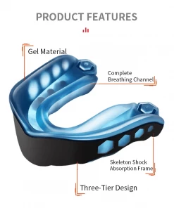 XMARTIAL Kids Blue Grinder Mouth Guard 8 XMARTIAL Kids Blue Grinder Mouth Guard