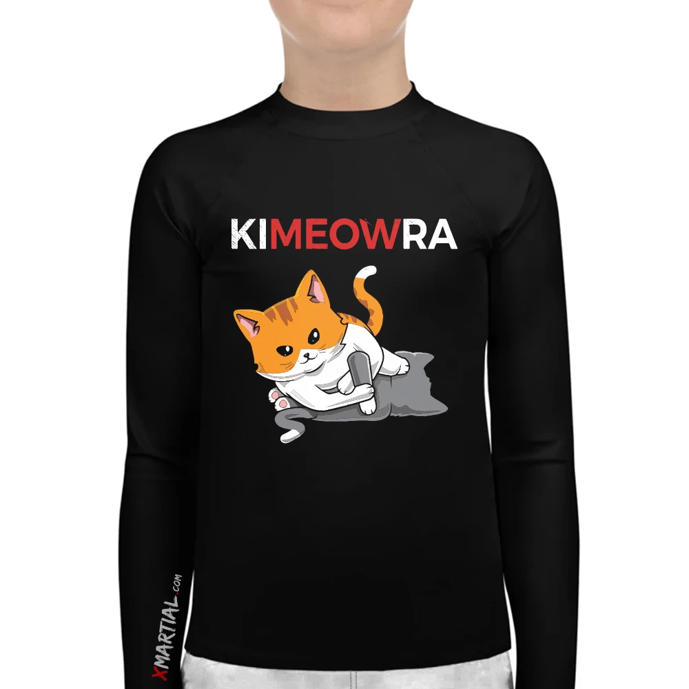 XMARTIAL Kimeowra Kids BJJ Rash Guard 4 XMARTIAL Kimeowra Kids BJJ Rash Guard