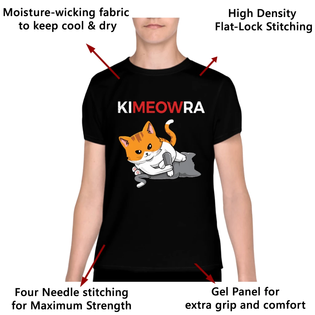 XMARTIAL Kimeowra Kids BJJ Rash Guard 8 XMARTIAL Kimeowra Kids BJJ Rash Guard