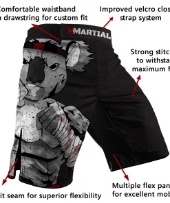 XMARTIAL Koala Man BJJ Shorts 9 XMARTIAL Koala Man BJJ Shorts