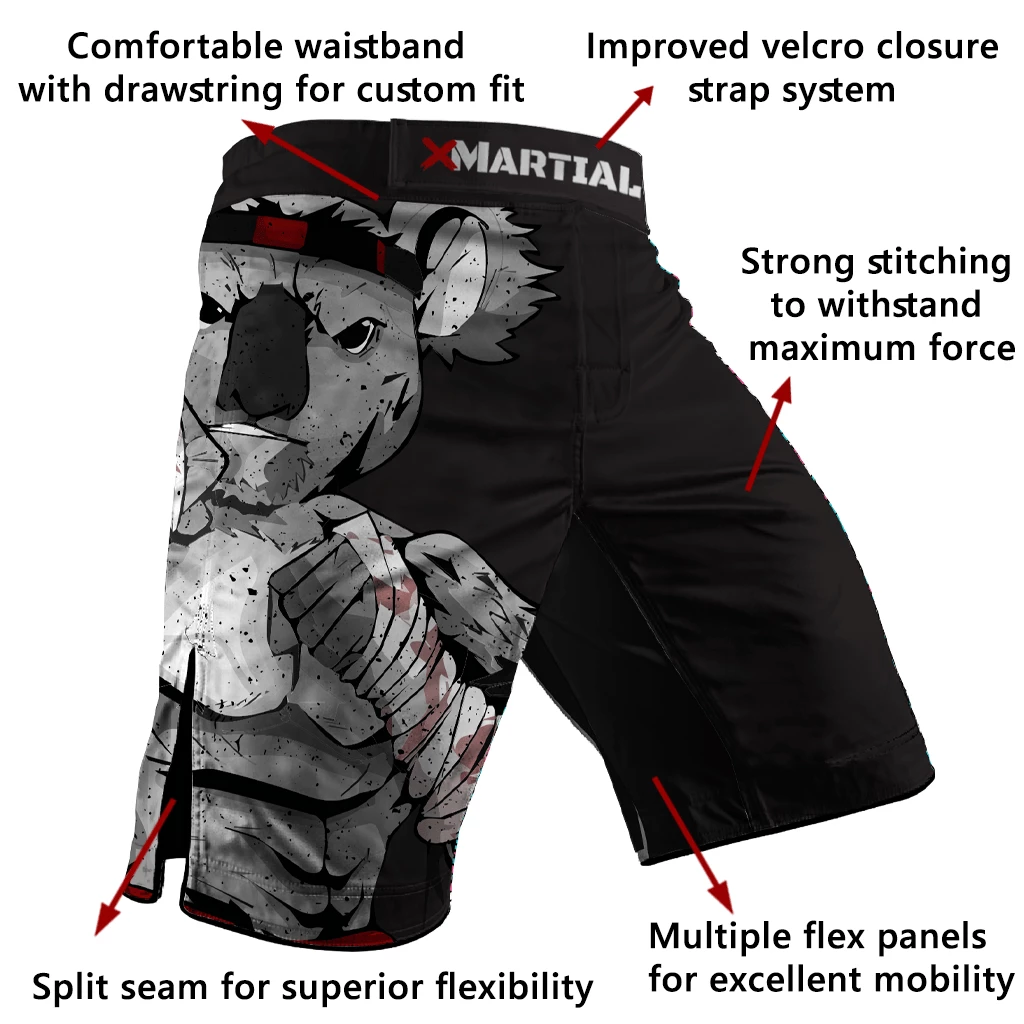 XMARTIAL Koala Man BJJ Shorts 5 XMARTIAL Koala Man BJJ Shorts