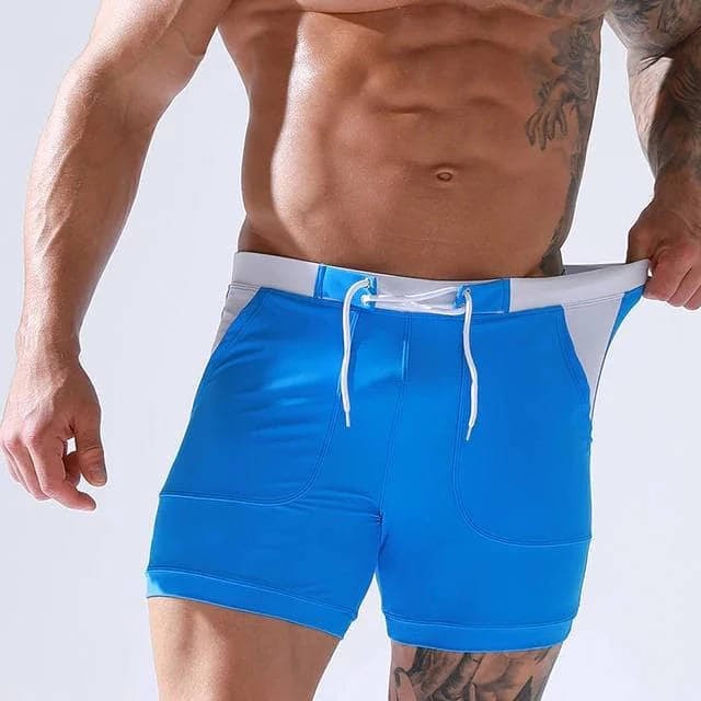 XMARTIAL Streetwear & Athletics Blue Motion Gym Shorts 5 XMARTIAL Streetwear & Athletics Blue Motion Gym Shorts