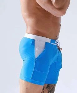 XMARTIAL Streetwear & Athletics Blue Motion Gym Shorts 7 XMARTIAL Streetwear & Athletics Blue Motion Gym Shorts