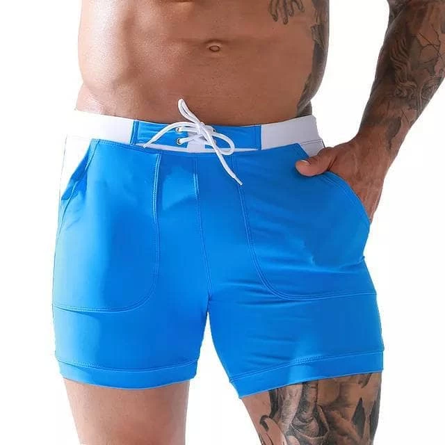 XMARTIAL Streetwear & Athletics Blue Motion Gym Shorts 3 XMARTIAL Streetwear & Athletics Blue Motion Gym Shorts