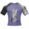XMARTIAL Lazy Cat Shortsleeve Rash Guard Rash Guards