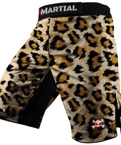 XMARTIAL Leopard BJJ/MMA Shorts