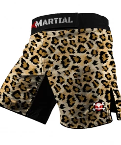 XMARTIAL Leopard Hybrid BJJ/MMA Shorts