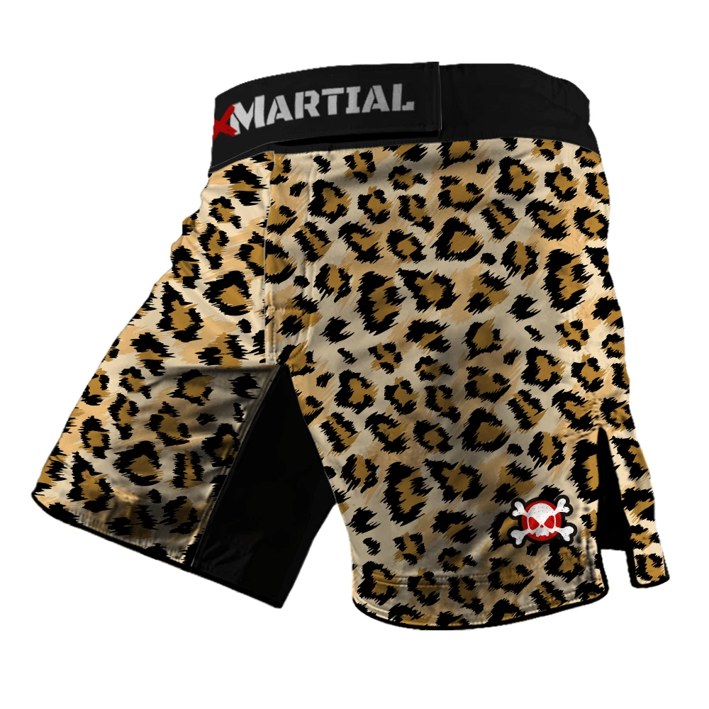 XMARTIAL Leopard Hybrid BJJ/MMA Shorts 3 XMARTIAL Leopard Hybrid BJJ/MMA Shorts