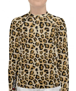 XMARTIAL Leopard Kids Rash Guard