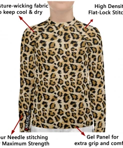 XMARTIAL Leopard Kids Rash Guard