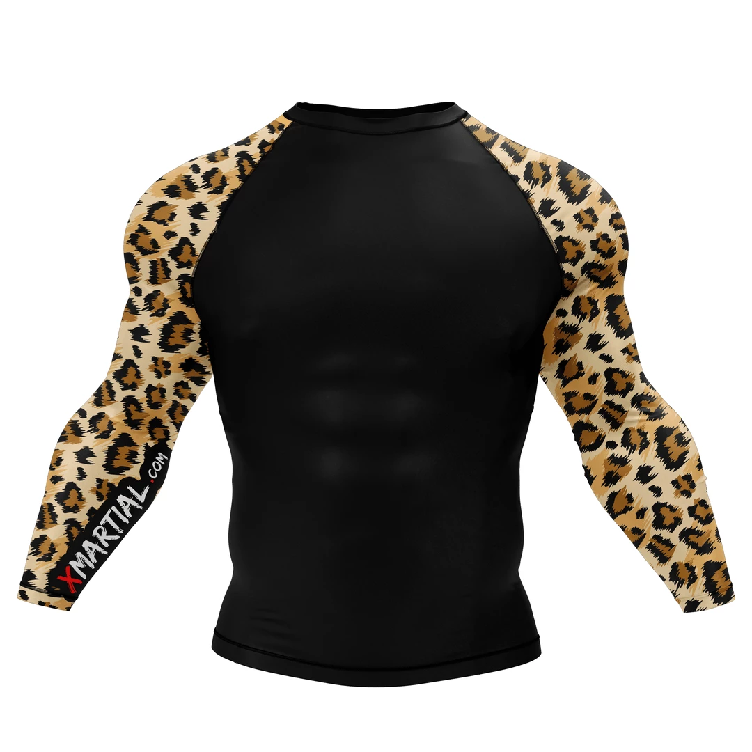 XMARTIAL Leopard Sleeve Rash Guard 3 XMARTIAL Leopard Sleeve Rash Guard