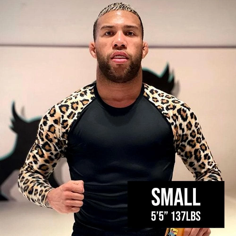 XMARTIAL Leopard Sleeve Rash Guard 4 XMARTIAL Leopard Sleeve Rash Guard