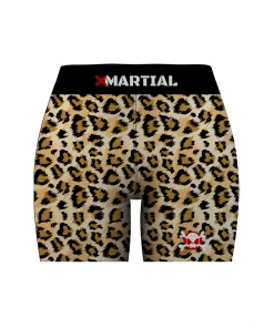 XMARTIAL Leopard Women's Compression Shorts