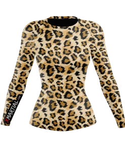 XMARTIAL Leopard Women's Rash Guard