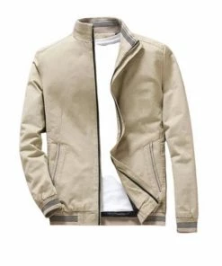 XMARTIAL Alpha Khaki Bomber Jacket