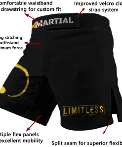 XMARTIAL Limitless Hybrid Shorts MMA Shorts