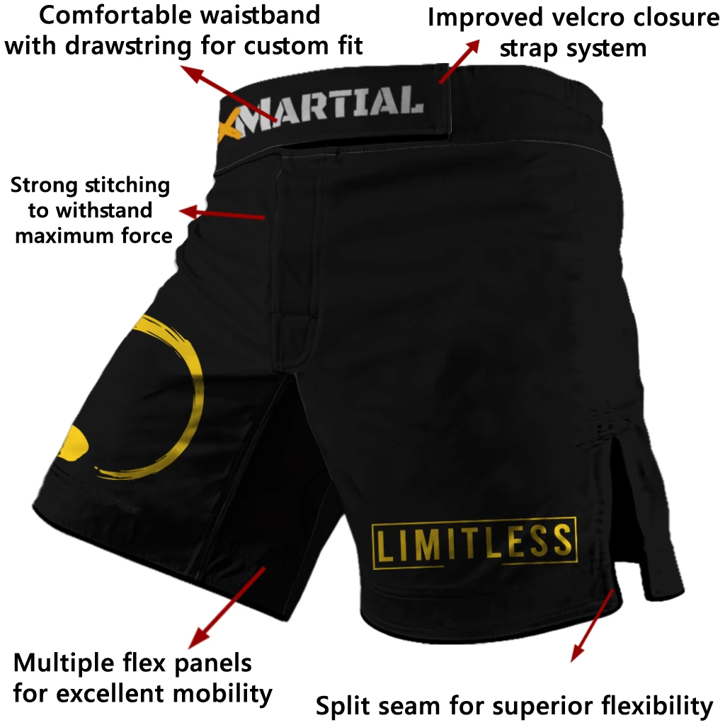 XMARTIAL Limitless Hybrid Shorts MMA Shorts 4 XMARTIAL Limitless Hybrid Shorts MMA Shorts
