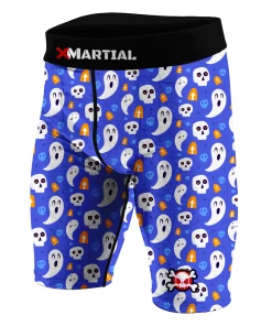 XMARTIAL Little Ghost BJJ/MMA Compression Shorts MMA Shorts