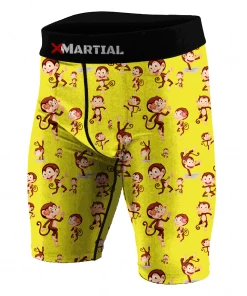 XMARTIAL Little Monkeys BJJ/MMA Compression Shorts
