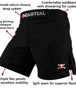 XMARTIAL Lizard No Gi Hybrid BJJ/MMA Shorts