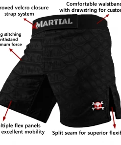 XMARTIAL Lizard No Gi Hybrid BJJ/MMA Shorts