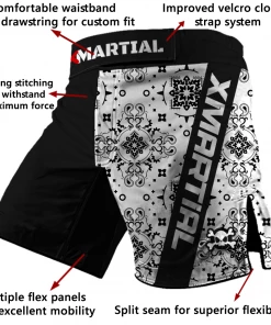 XMARTIAL Mandala Hybrid BJJ/MMA Shorts