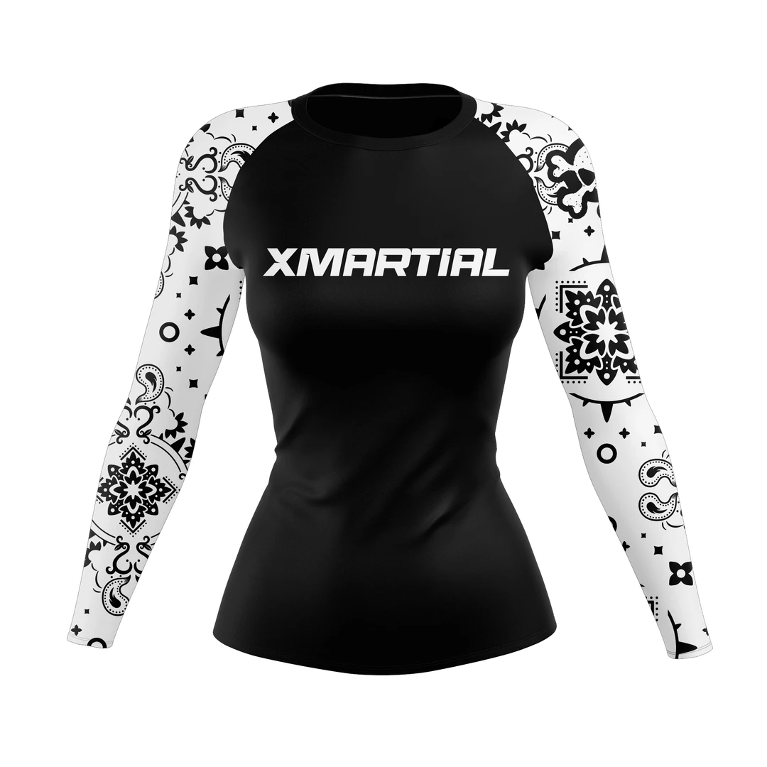 XMARTIAL Rash Guards Mandala Women's Rash Guard 3 XMARTIAL Rash Guards Mandala Women's Rash Guard