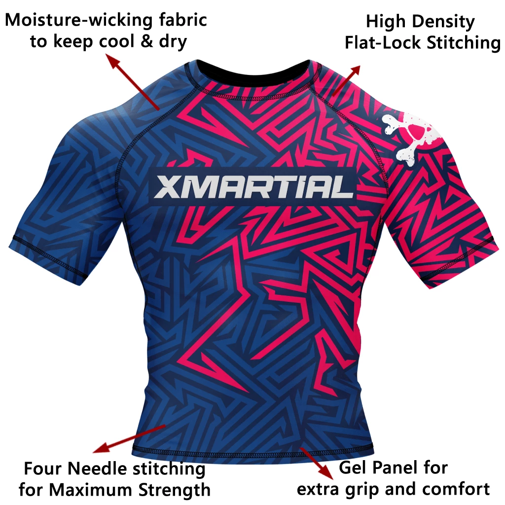 XMARTIAL Maze Rash Guard 7 XMARTIAL Maze Rash Guard