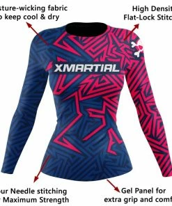 XMARTIAL Maze Women's Rash Guard Rash Guards