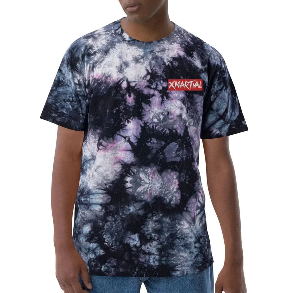 XMARTIAL Milky Way Oversized Tie-Dye T-Shirt 3 XMARTIAL Milky Way Oversized Tie-Dye T-Shirt