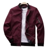 XMARTIAL Maroon Mountainskin Bomber Jacket