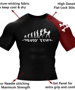 XMARTIAL Rash Guards Muay Thai Evolution Rash Guard