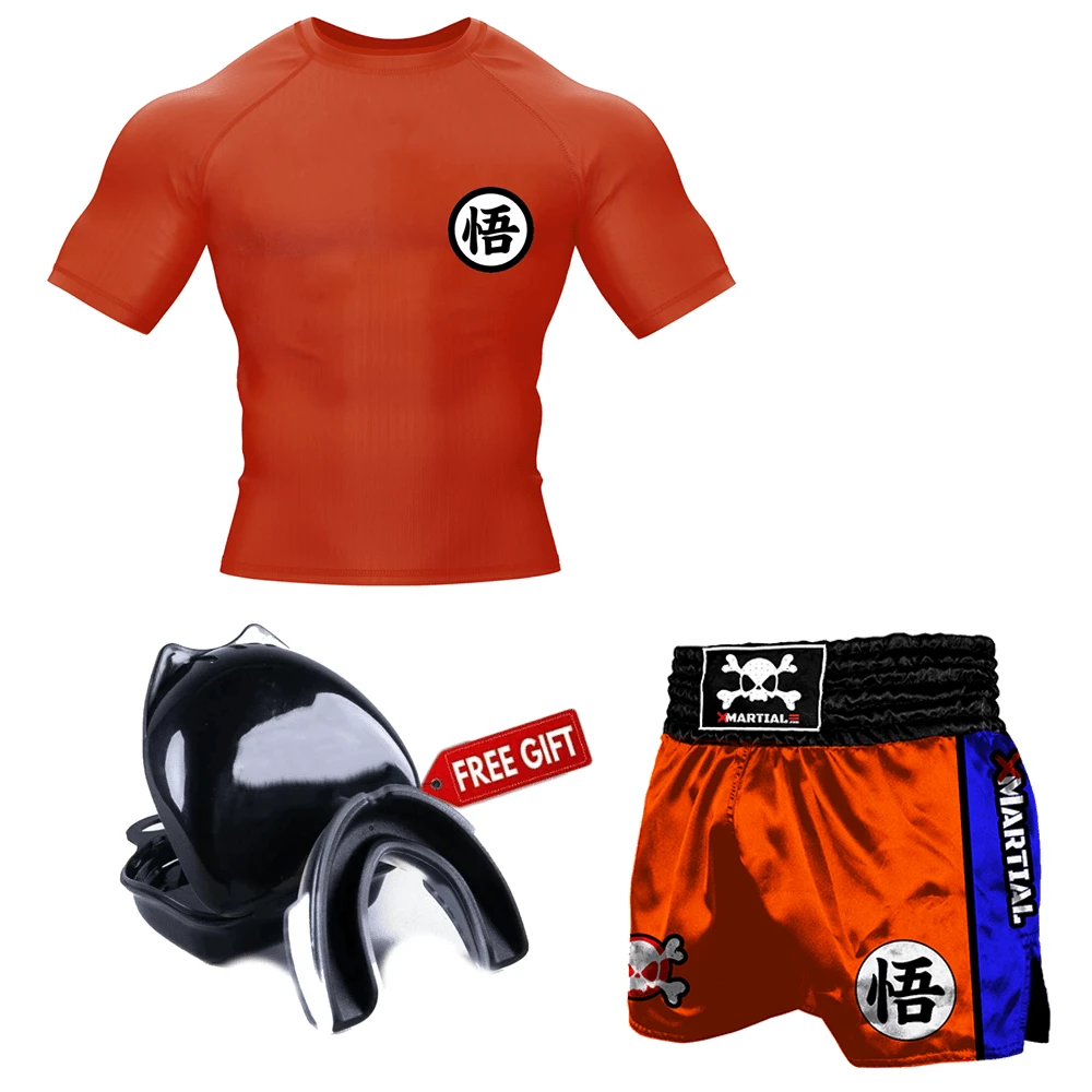 XMARTIAL Goku Orange Muay Thai Gear BJJ Bundles (Best Deals) 3 XMARTIAL Goku Orange Muay Thai Gear BJJ Bundles (Best Deals)