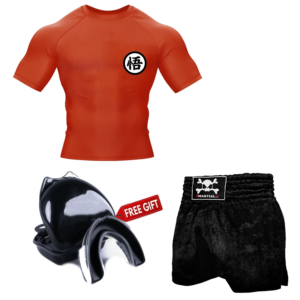 XMARTIAL Goku Orange Muay Thai Gear BJJ Bundles (Best Deals) 7 XMARTIAL Goku Orange Muay Thai Gear BJJ Bundles (Best Deals)