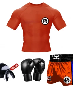 XMARTIAL Goku Orange Muay Thai Gear BJJ Bundles (Best Deals)