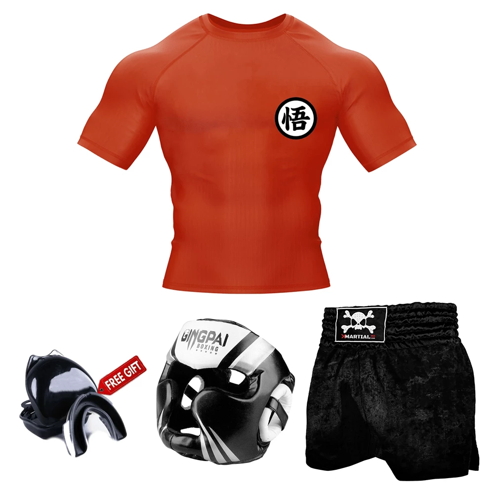 XMARTIAL Goku Orange Muay Thai Gear BJJ Bundles (Best Deals) 9 XMARTIAL Goku Orange Muay Thai Gear BJJ Bundles (Best Deals)