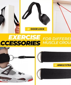 XMARTIAL Training Equipment Muscle Resistance Bands Set 11 XMARTIAL Training Equipment Muscle Resistance Bands Set