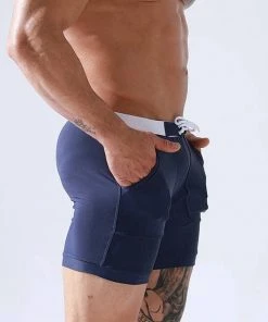 XMARTIAL Navy Motion Gym Shorts