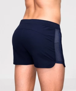 XMARTIAL Less Than $35 Navy Bodybuilder Shorts