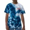 XMARTIAL Navy White Oversized Tie-Dye T-Shirt
