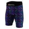 XMARTIAL Neon Carnival BJJ/MMA Compression Shorts