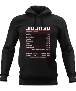 XMARTIAL BJJ Gear Nutrition Label BJJ Hoodie And Joggers