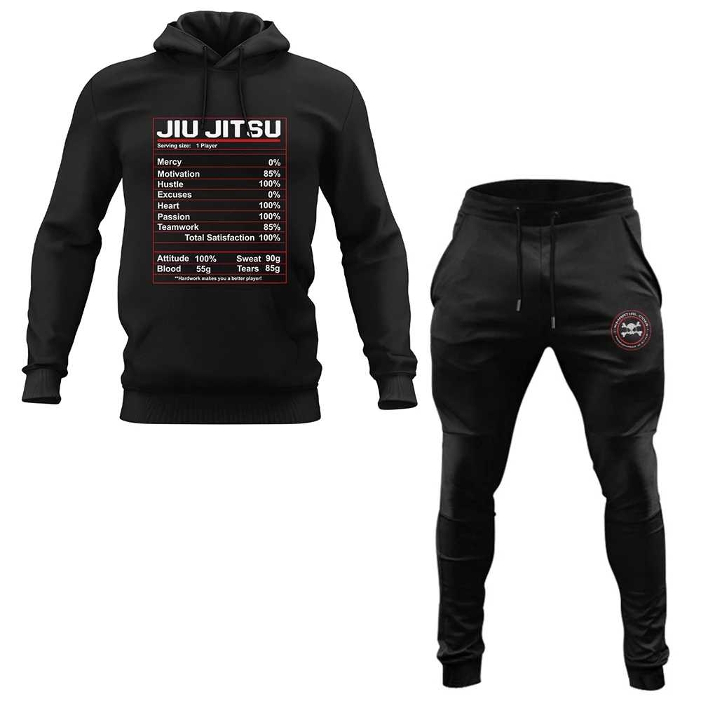 XMARTIAL BJJ Gear Nutrition Label BJJ Hoodie And Joggers 4 XMARTIAL BJJ Gear Nutrition Label BJJ Hoodie And Joggers