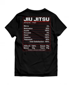 XMARTIAL BJJ Gear Nutrition Label BJJ T-Shirt