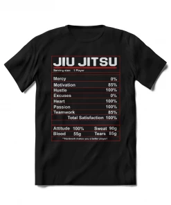 XMARTIAL BJJ Gear Nutrition Label BJJ T-Shirt