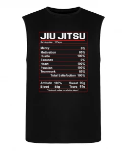XMARTIAL Nutrition Label BJJ Tank Top