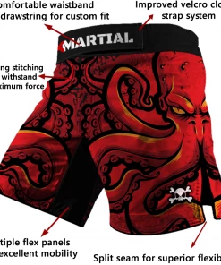 XMARTIAL Octopus Hybrid BJJ/MMA Shorts
