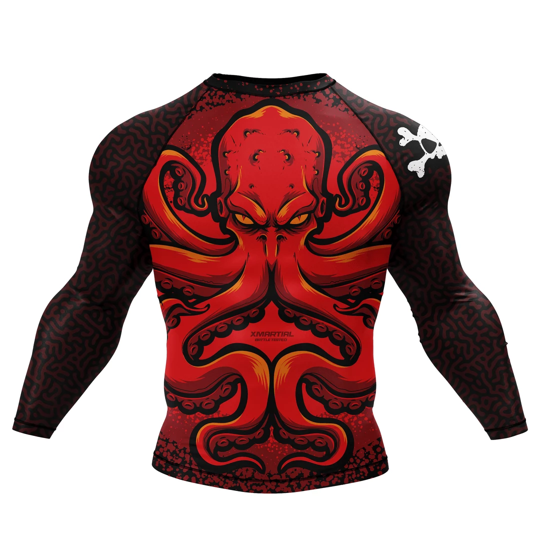 XMARTIAL Octopus Rash Guard Rash Guards 3 XMARTIAL Octopus Rash Guard Rash Guards