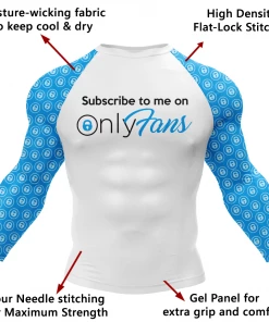 XMARTIAL Only Fans BJJ Rash Guard Rash Guards